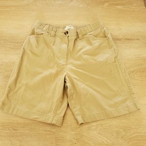 LL Bean Khaki Boys Shorts Size 12 Regular